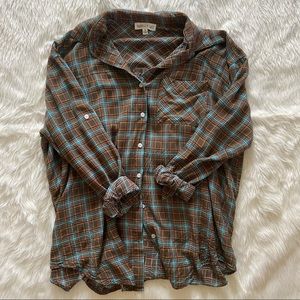 Tassels n Lace Plaid Shirt 🍁